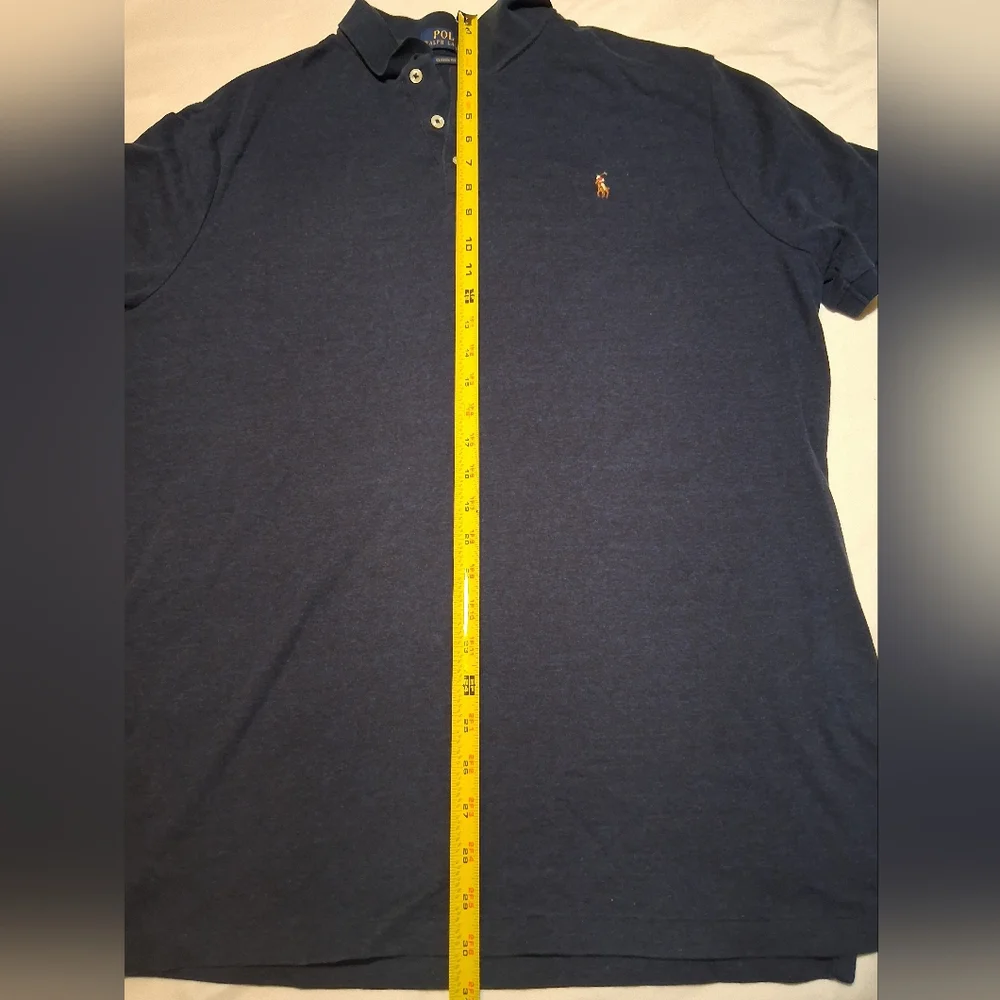 Polo Ralph Lauren Classic Fit Navy Blue Polo Shirt Men's XL